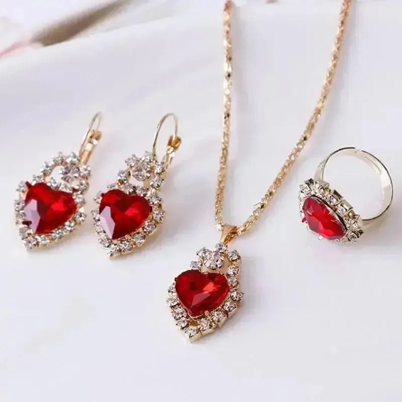 Rhinestone Necklace Earrings Set: A Luxurious Addition to Your Jewelry Collection 🌟