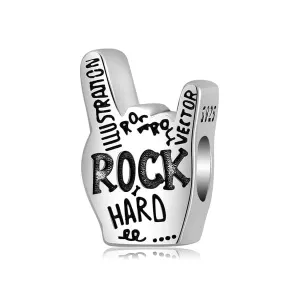 Rock Hand Gesture Charm