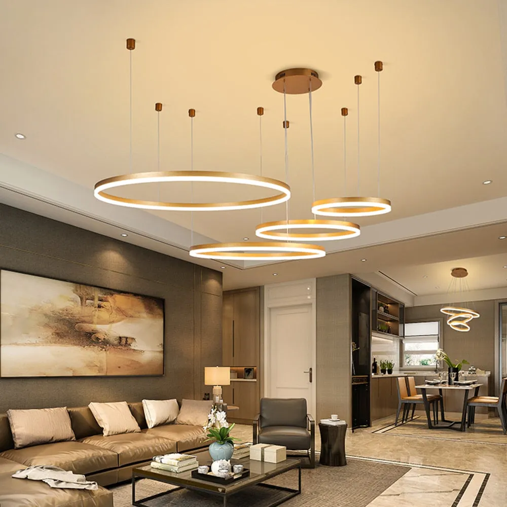 Round Around Chandelier Light