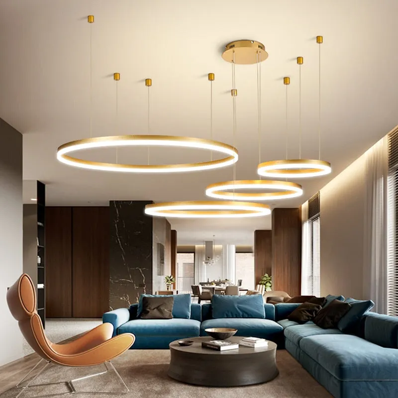 Round Around Chandelier Light