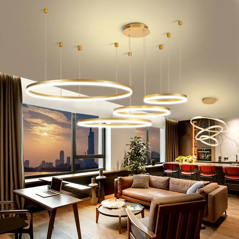 Round Around Chandelier Light