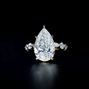 Royal Glow Pear Diamond Ring