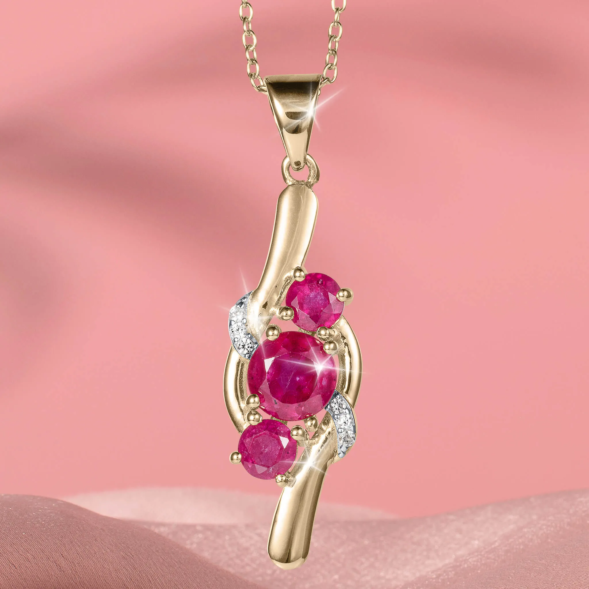 Ruby Glow Pendant