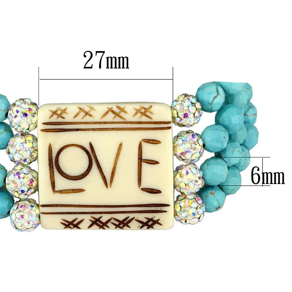 Sea Blue Love Bracelet