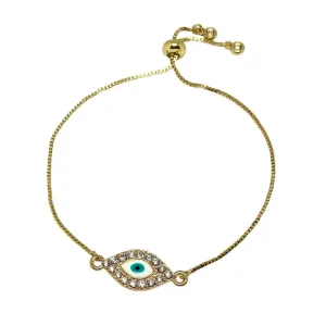 Shimmer Eye Slider Bracelet