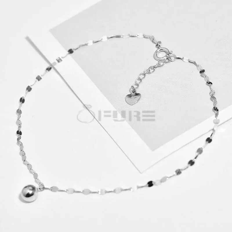 Silver Lace Linked Chain Ankle Bracelet Boho Foot Anklet Women Girls Jewellery