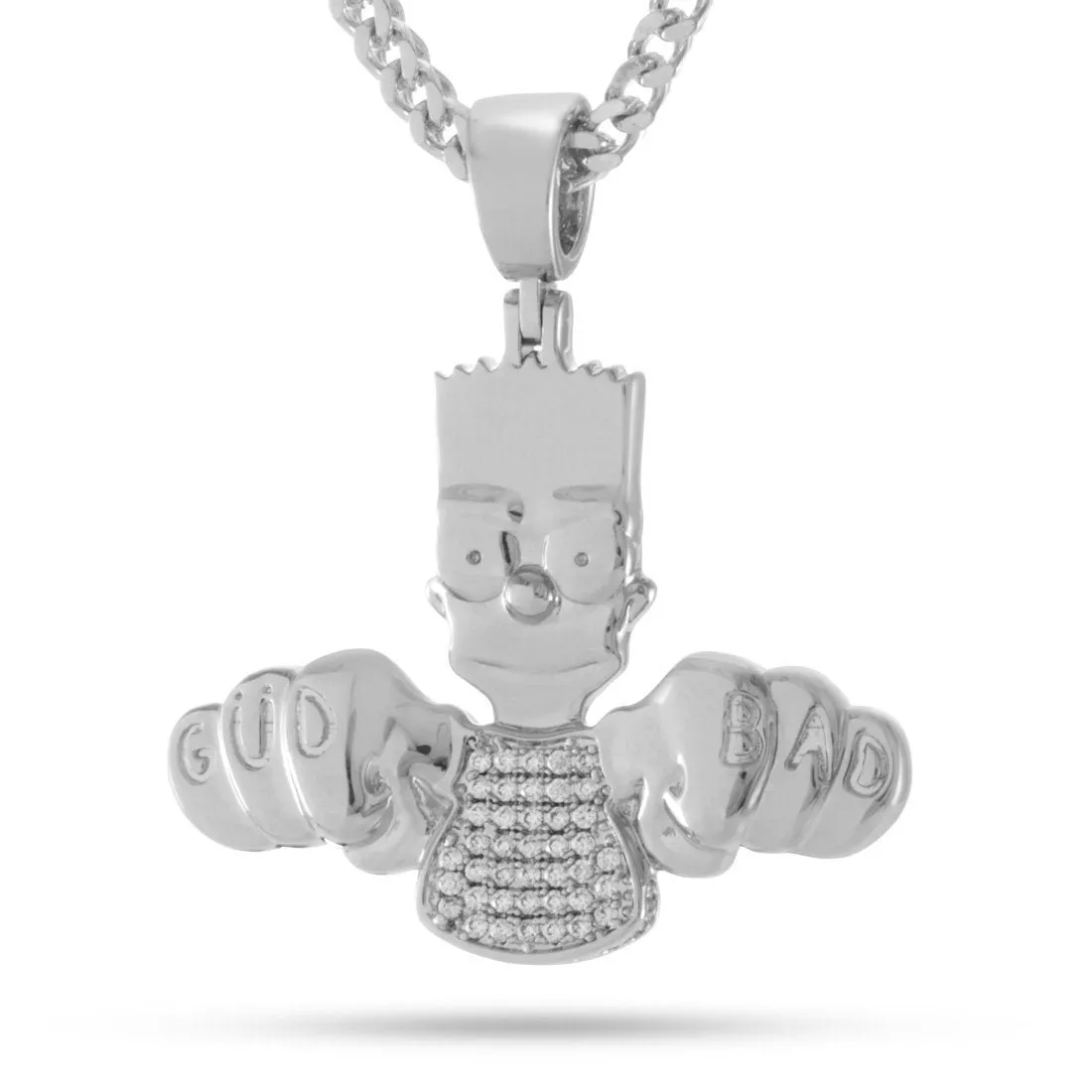 Simpsons x King Ice – Bad to the Bart Necklace
