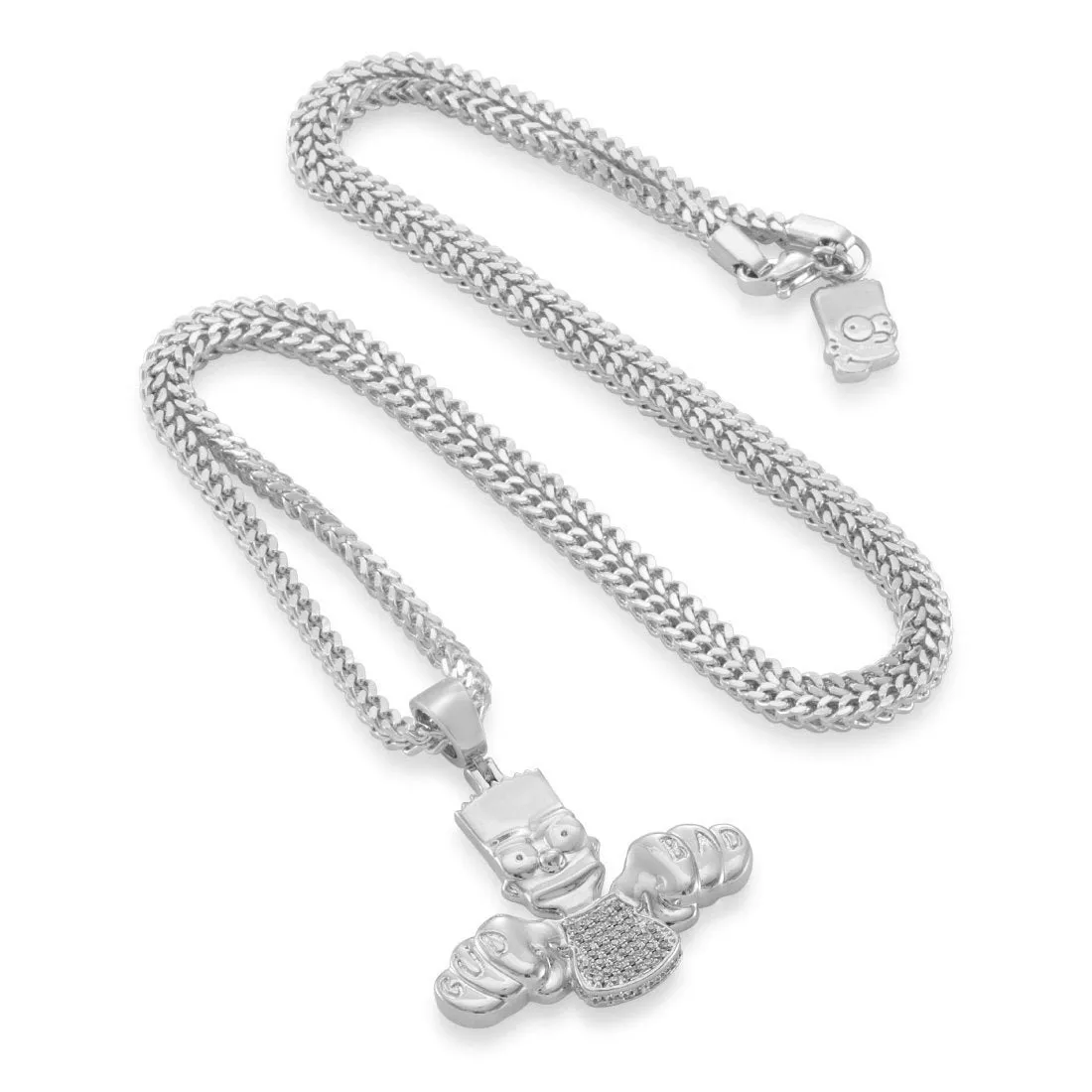Simpsons x King Ice – Bad to the Bart Necklace