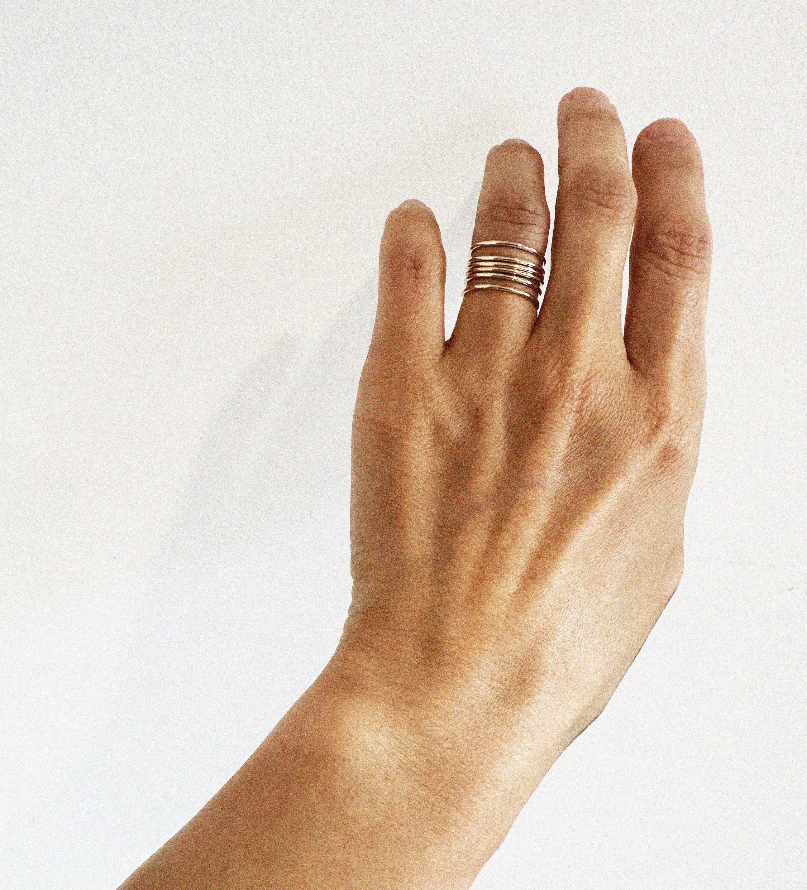 →Six Rings Ring← Finger Ring
