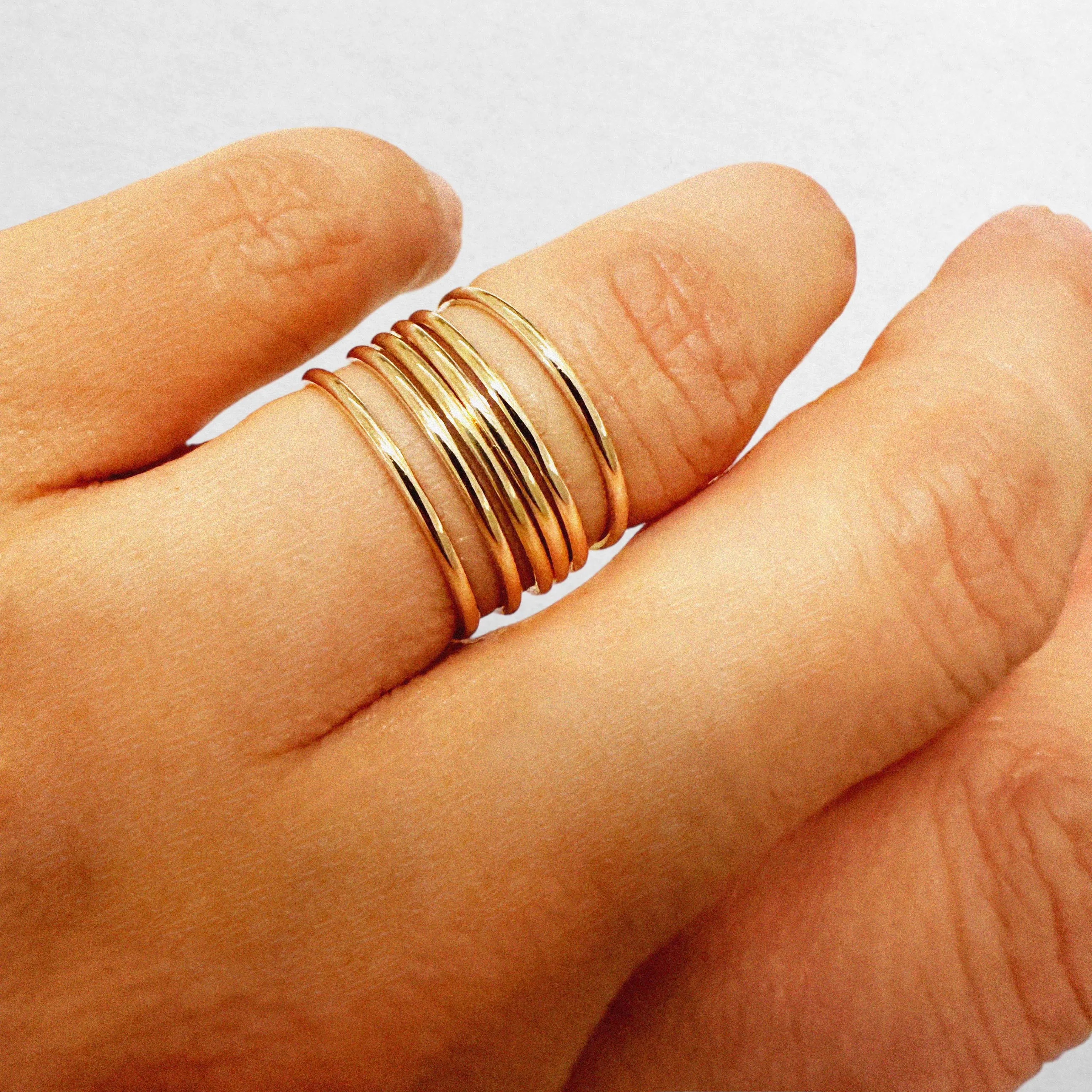 →Six Rings Ring← Finger Ring