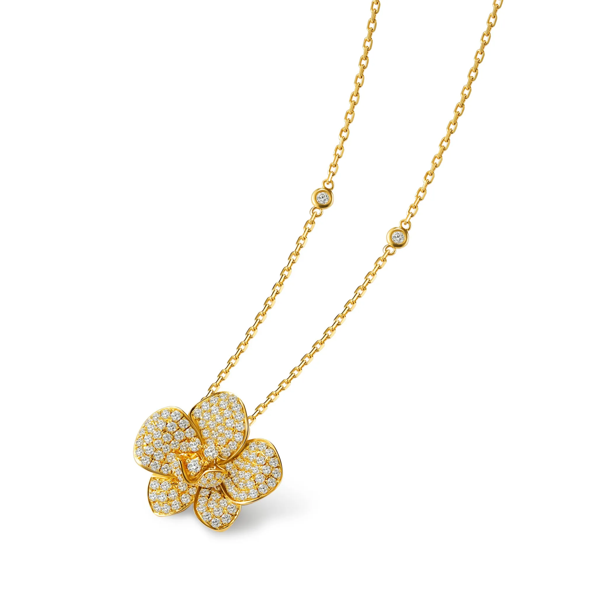 Spring Collection - Orchid Necklace