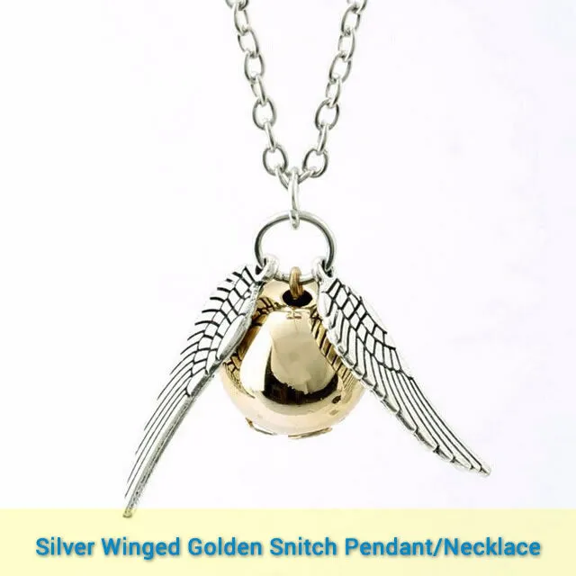 Stylish Harry Potter Collares Quidditch The Golden Snitch Pendant   Necklace