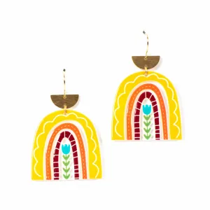 Sunny Rainbows Acrylic Earrings