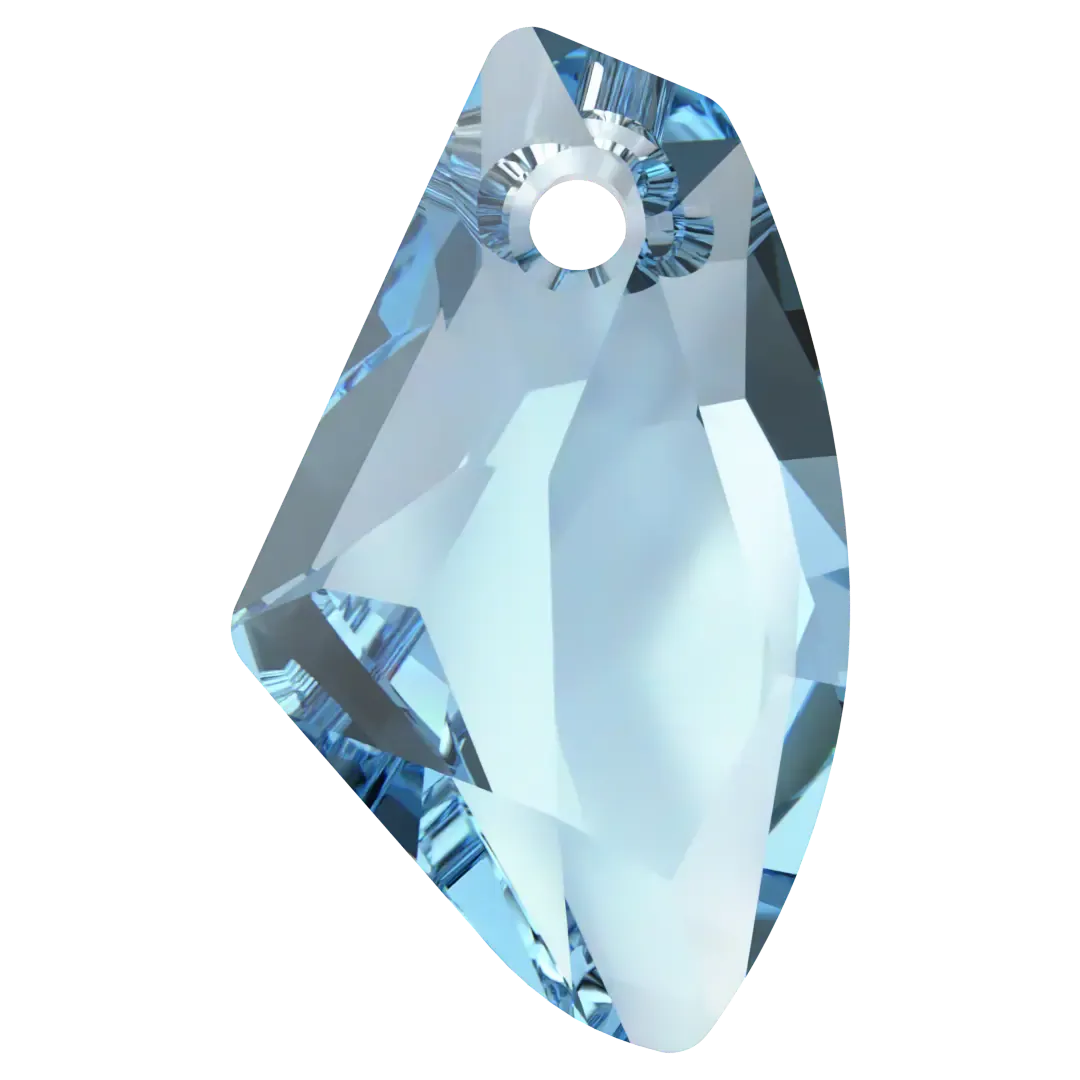 Swarovski Pendants Galactic Vertical (6656) Aquamarine