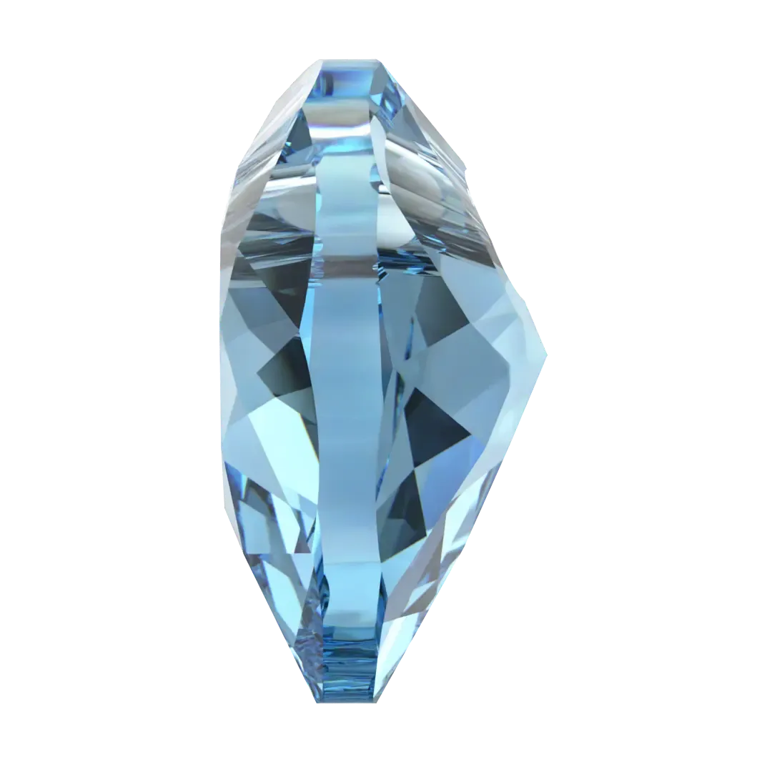 Swarovski Pendants Heart Cut (6432) Aquamarine