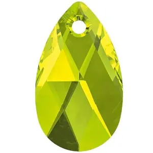 Swarovski Pendants Peardrop (6106) Citrus Green