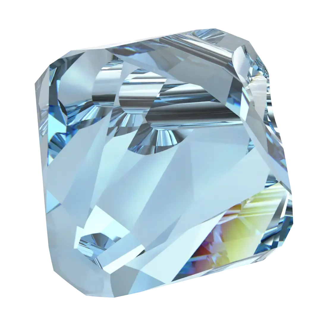 Swarovski Pendants Xilion Bicone (6328) Aquamarine