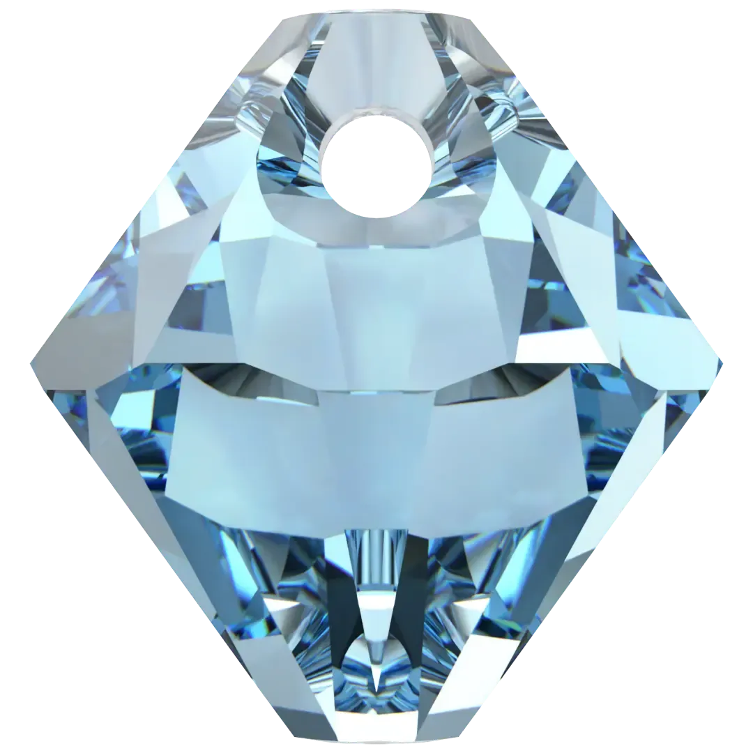 Swarovski Pendants Xilion Bicone (6328) Aquamarine