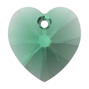 Swarovski Pendants Xilion Heart (6228) Majestic Green