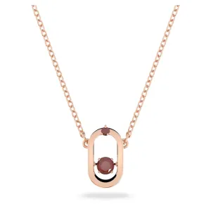 Swarovski Sparkling Dance Pendant, Red, Rose Gold-Tone Plated -5620550