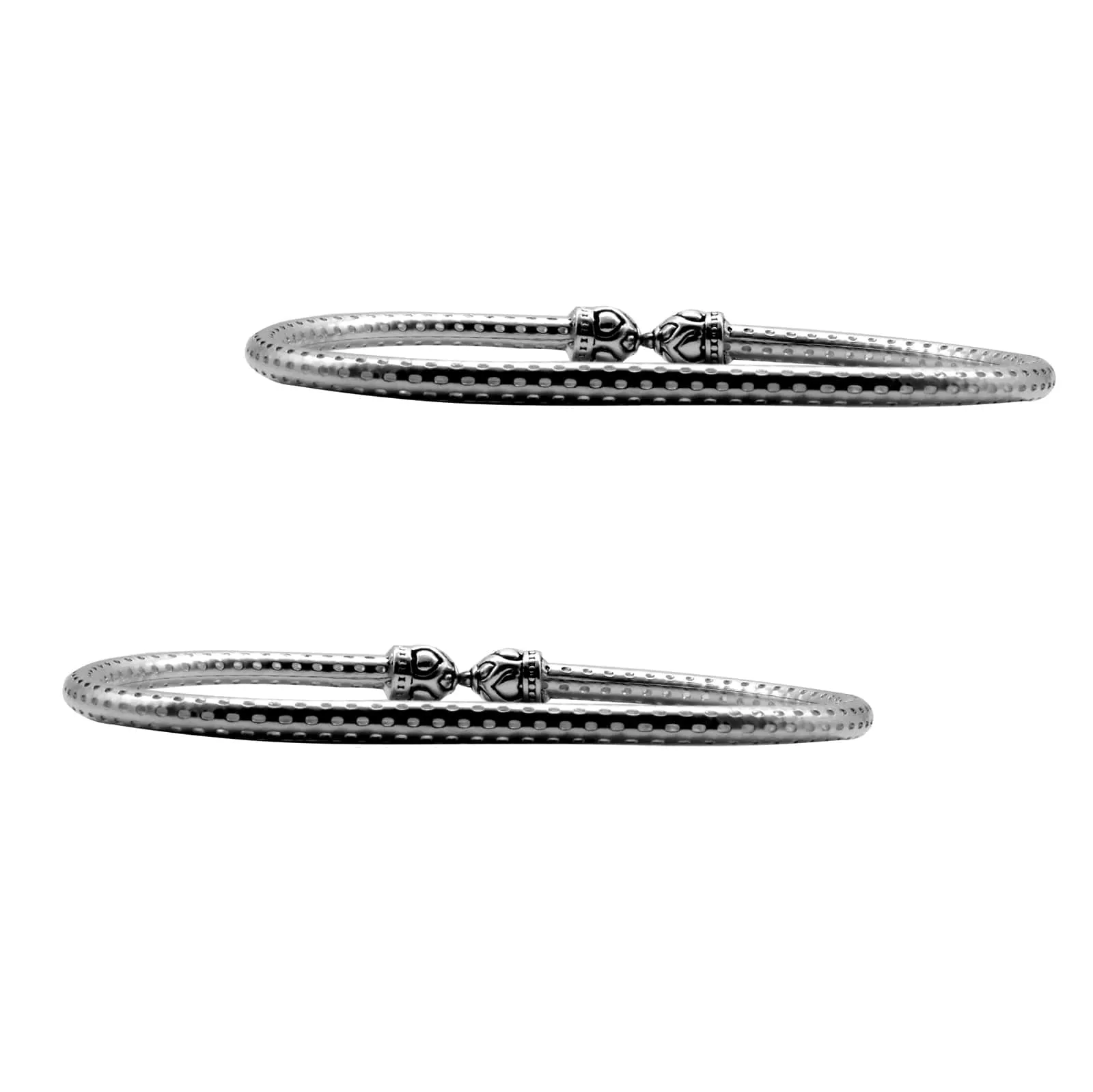 Teejh Nimisha White Metallic Silver Oxidized Jewelry Gift Set