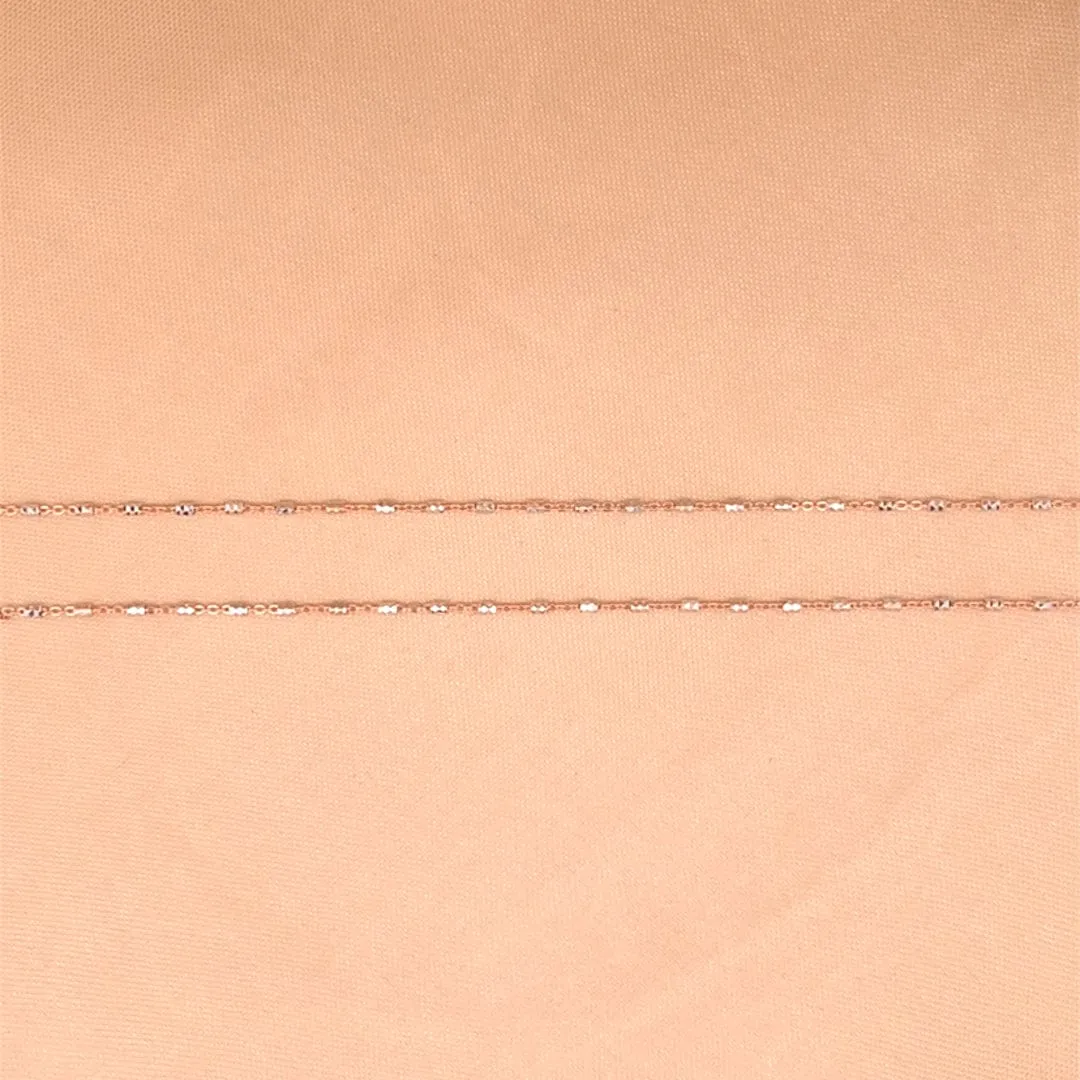 Tiny Links (Pair) Anklet (Pure Silver)