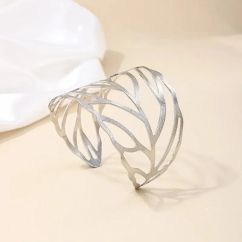 Trendy Feather Cuff Bracelet