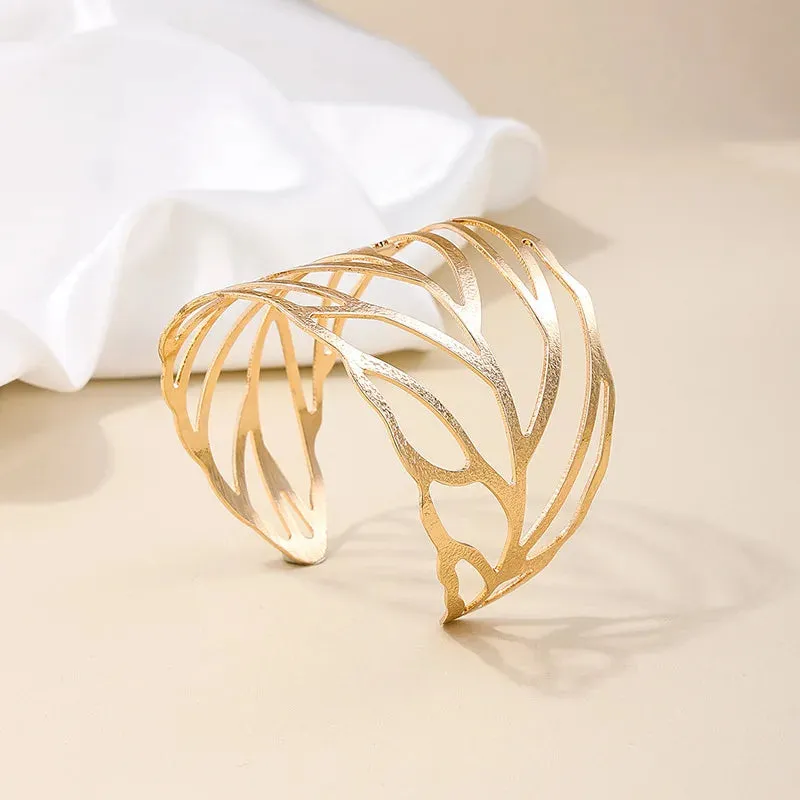 Trendy Feather Cuff Bracelet