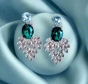Trendy korean shiny earring with western stylish danglers