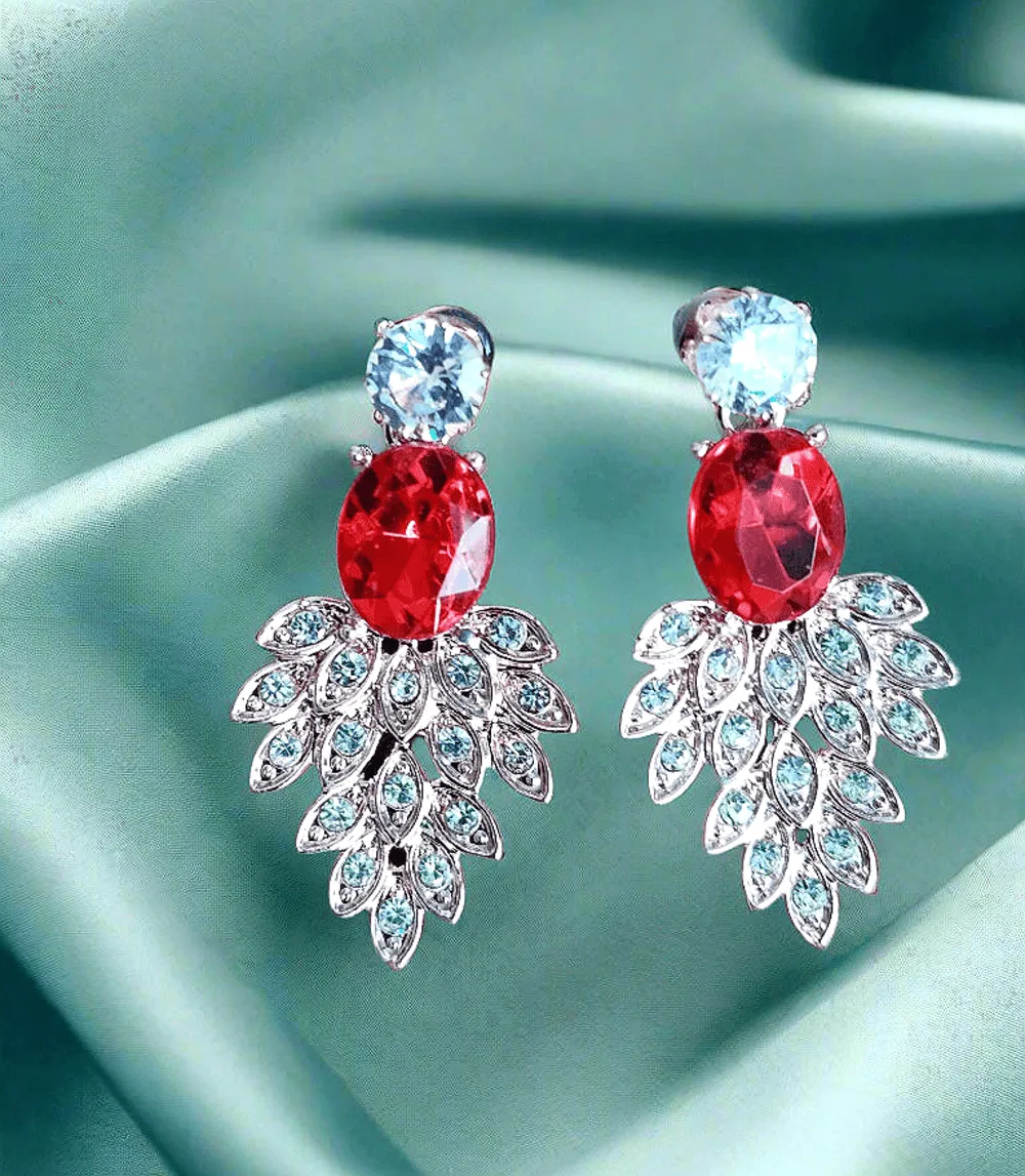 Trendy korean shiny earring with western stylish danglers