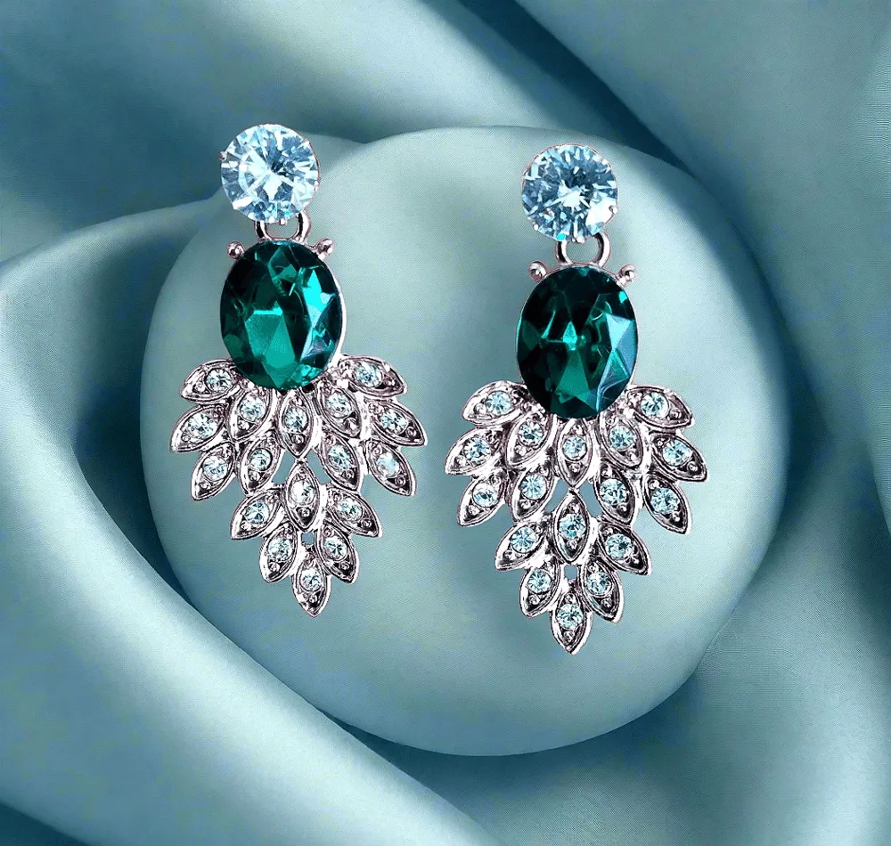 Trendy korean shiny earring with western stylish danglers
