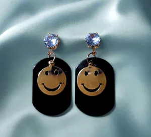 Trendy light weight shiny earring with korean western stylish danglers-g