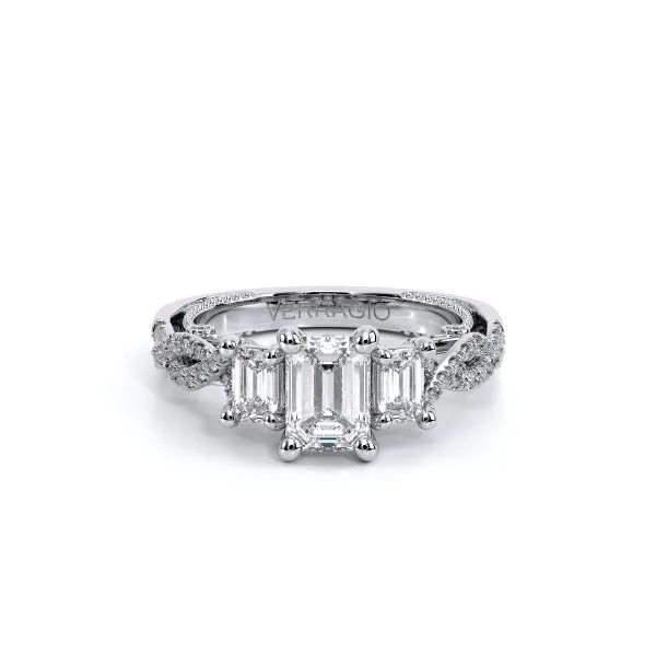 Verragio Insignia Three Stone Engagement Ring 7074EM