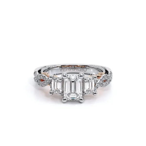 Verragio Insignia Three Stone Engagement Ring 7074EM
