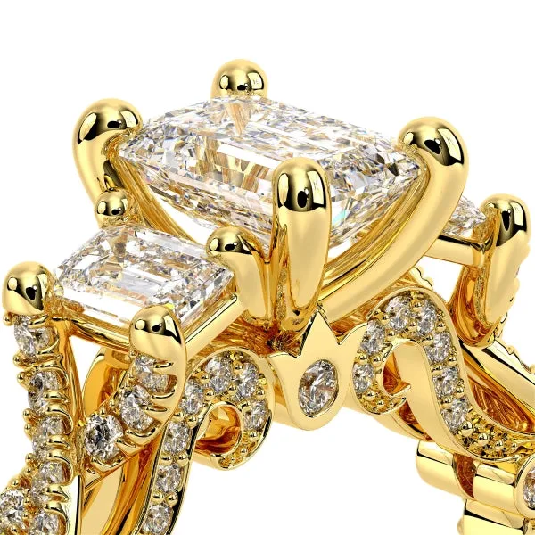 Verragio Insignia Three Stone Engagement Ring 7074EM