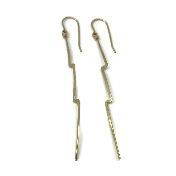 W- lightning bolt earrings LBE-*
