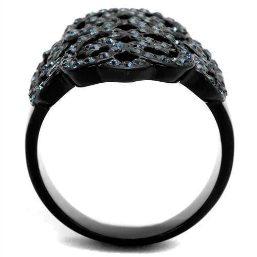 Women Stainless Steel Synthetic Crystal Rings Montana Queen