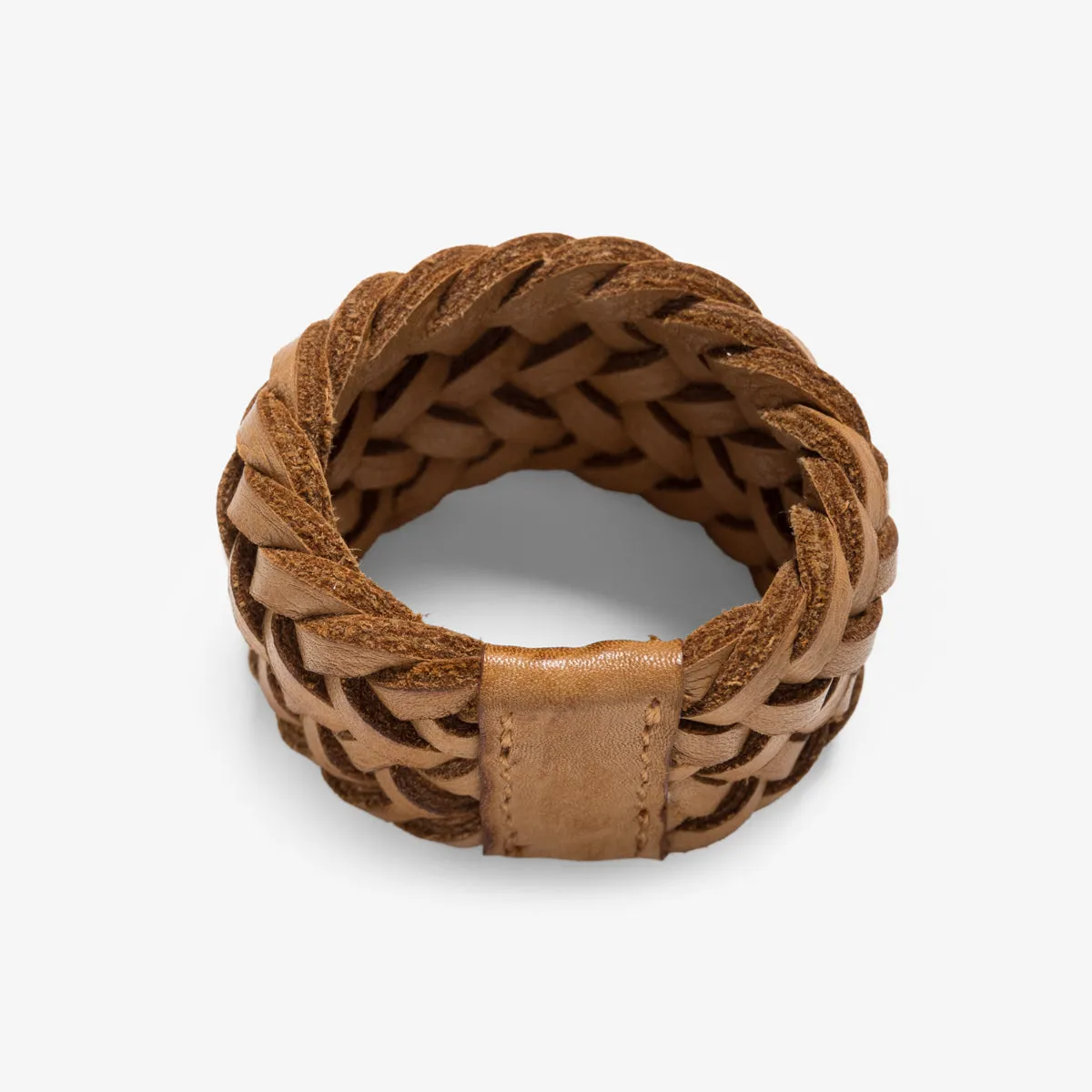 Woven Leather Napkin Ring